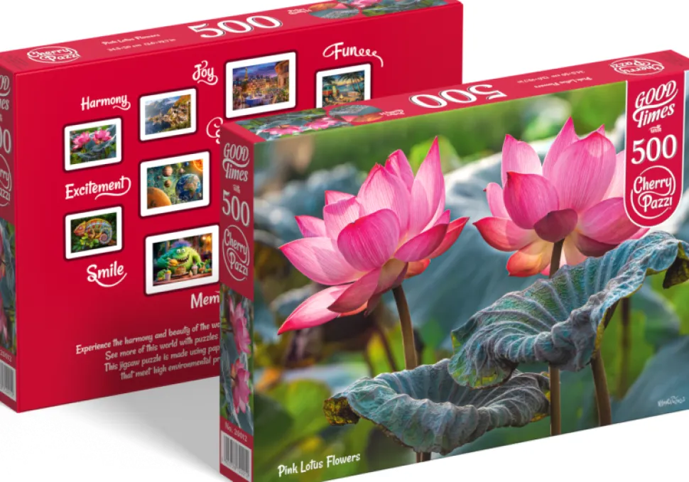 Puzzle Flores de lótus rosa