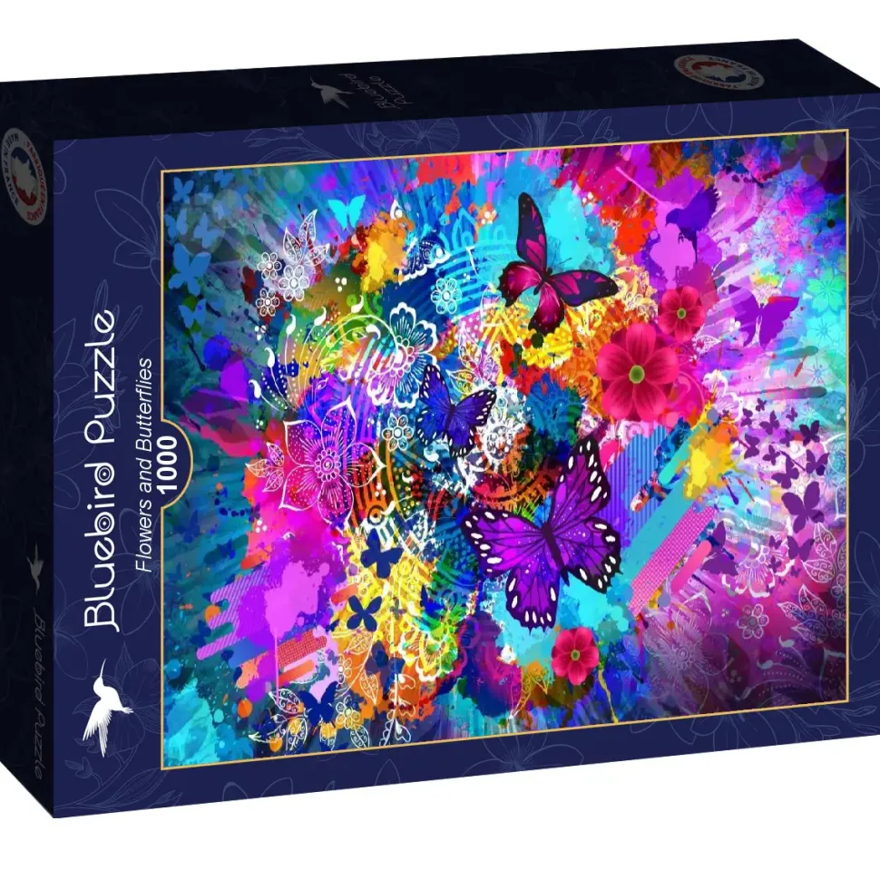 Puzzle Flores e Borboletas