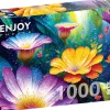 Puzzle Flores na chuva