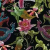 Puzzle Flowers animals plants garden panorama