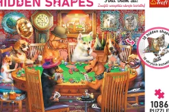 Puzzle Formas ocultas: noite de jogos
