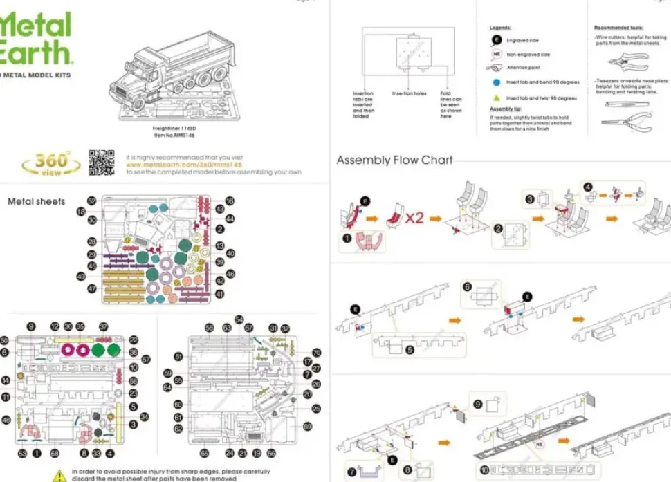 Puzzle Freightliner: 114SD Dump Truck 3D