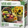 Puzzle Frutas e girassóis