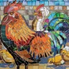 Puzzle Galinhas Vitrais
