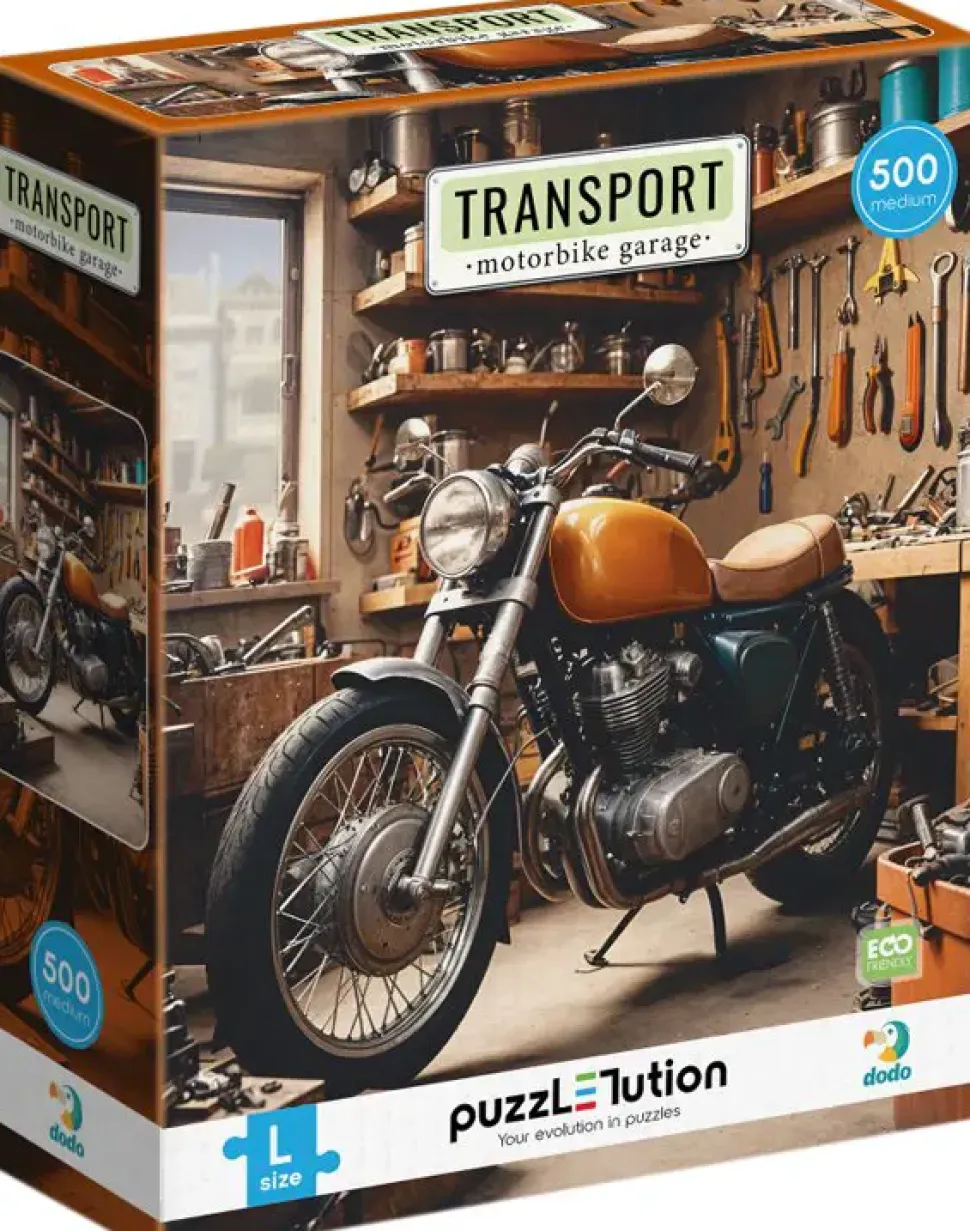 Puzzle Garagem de motos