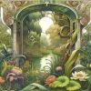 Puzzle Garden flowers forest plants river