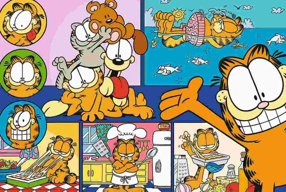 Puzzle Garfield preguiçoso