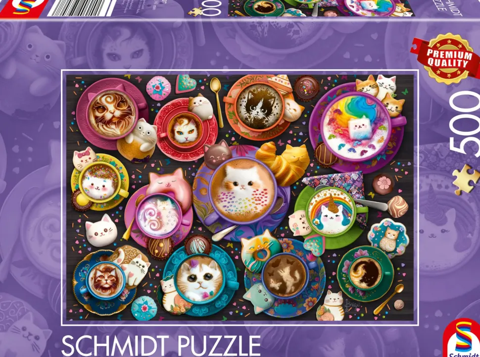 Puzzle Gatinhos de arte de café