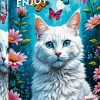Puzzle Gato branco