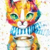 Puzzle Gato Colorido