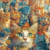 Puzzle Gatos de design