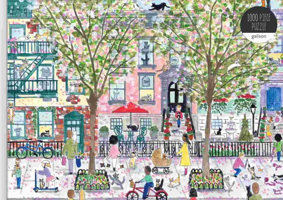 Puzzle Gatos na Cidade
