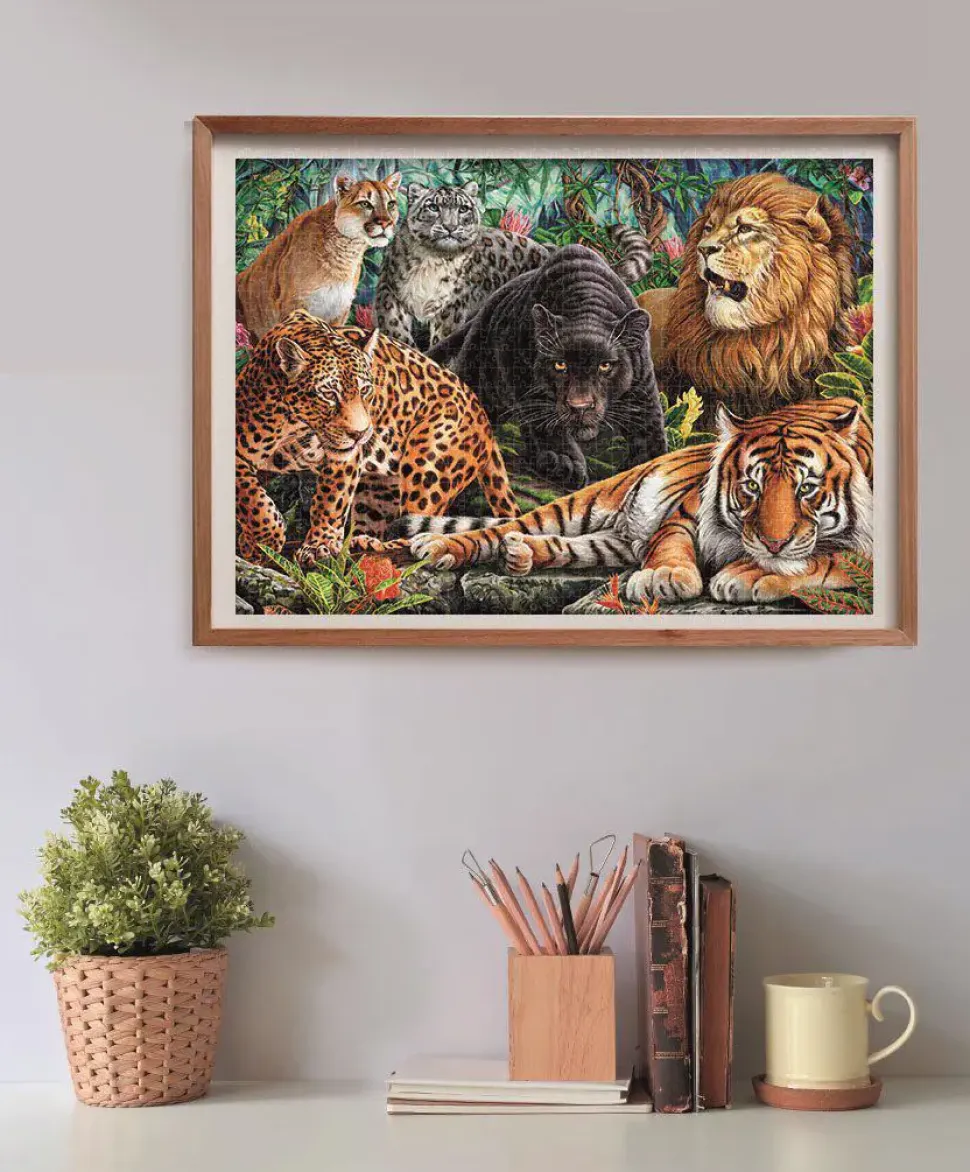 Puzzle Gatos selvagens