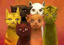 Puzzle Gatos Set