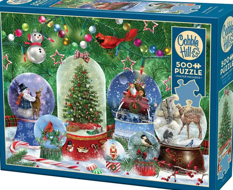 Puzzle Globos de neve