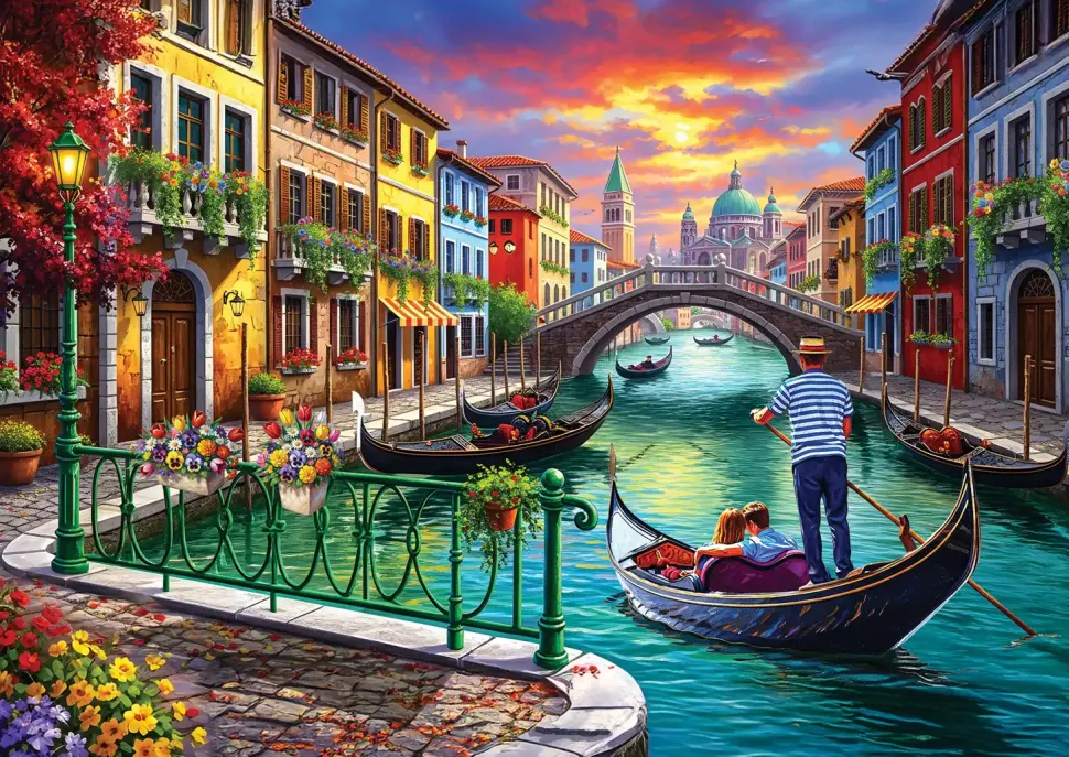 Puzzle Gôndola Nera XL