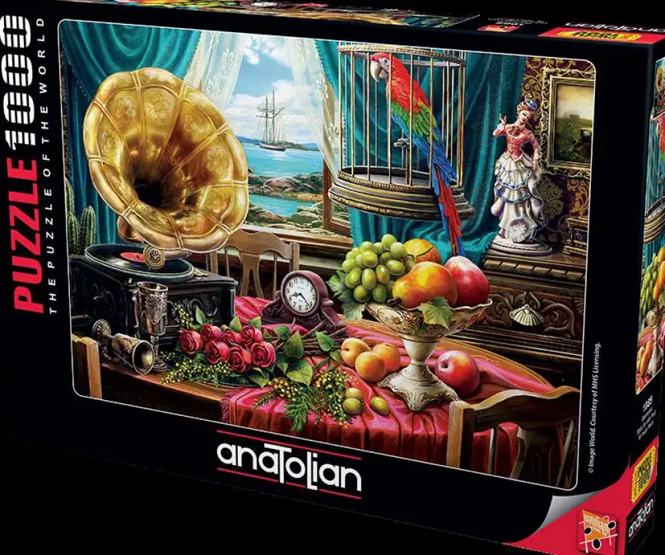 Puzzle Gramofone / Natureza morta com frutas