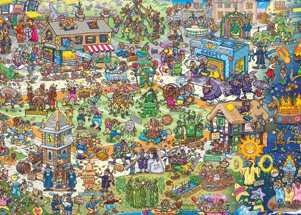 Puzzle Grã-Bretanha maluca