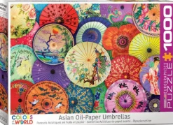 Puzzle Guarda-chuvas de papel óleo asiáticos