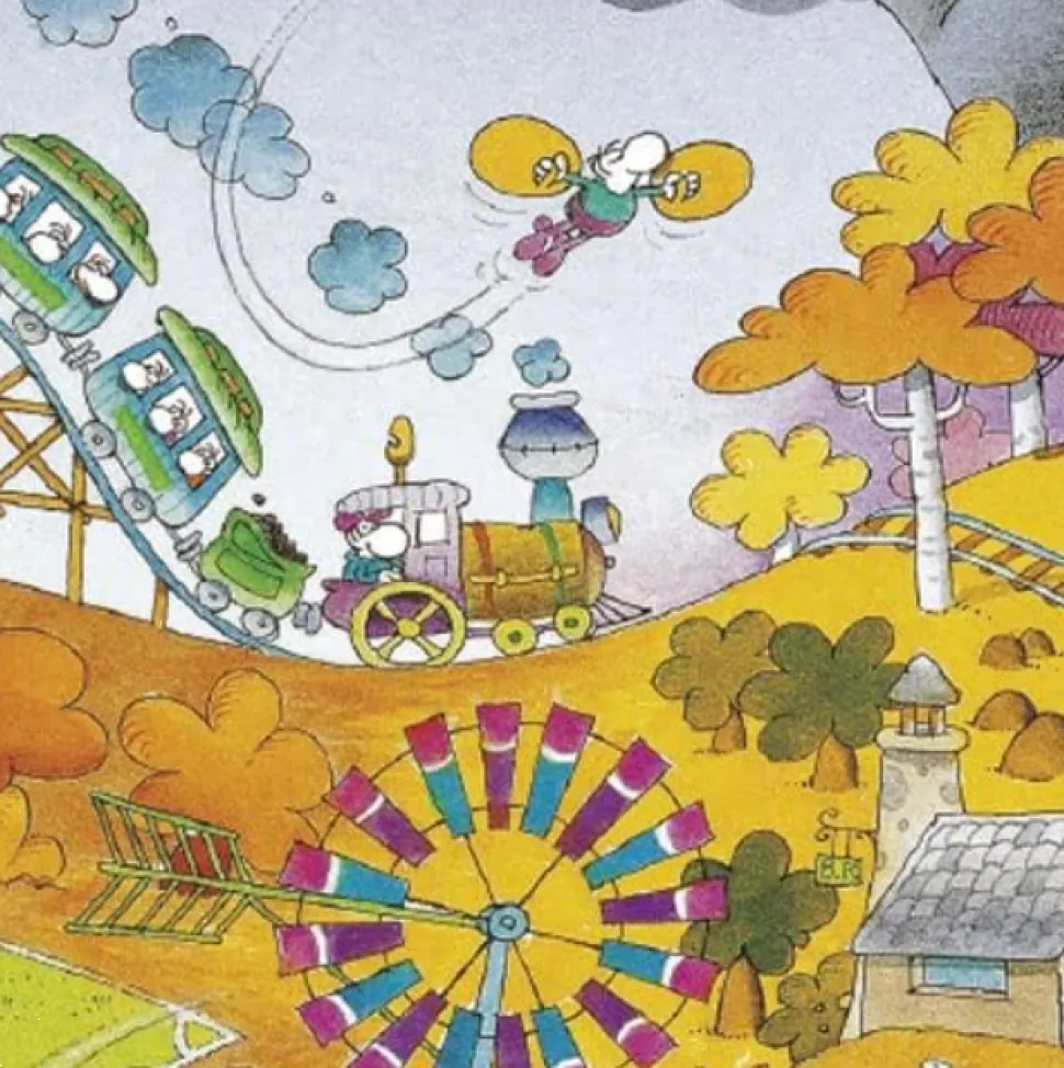 Puzzle Guillermo Mordillo: Idílio por the Field