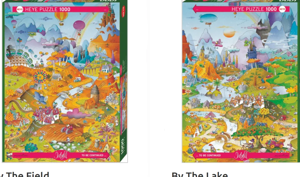 Puzzle Guillermo Mordillo: Idílio por the Field