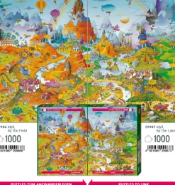 Puzzle Guillermo Mordillo: Idílio por the Field