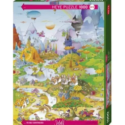 Puzzle Guillermo Mordillo: Idílio à beira do lago