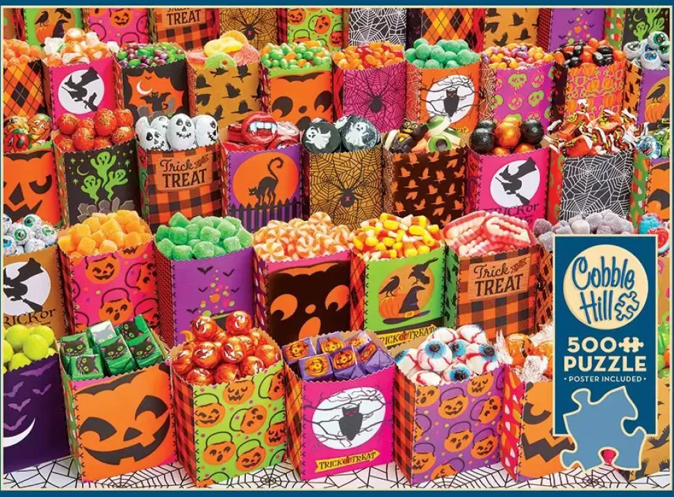 Puzzle Guloseimas de Halloween