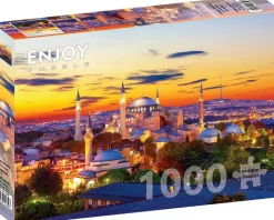 Puzzle Hagia Sophia ao pôr do sol, Istambul