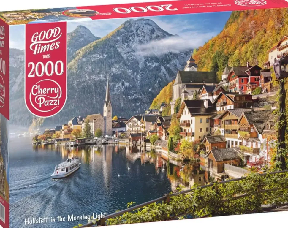 Puzzle Hallstatt à luz da manhã