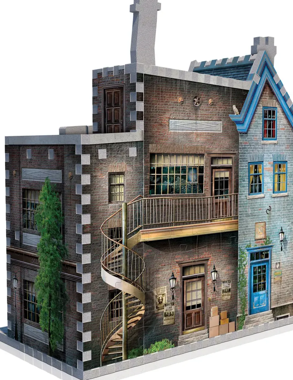 Puzzle Harry Potter: loja de varinhas de Olliwanders e Scribbulus