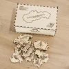 Puzzle Herbár lie膷ivých rastlín drevené quebra-cabeça em krabi膷ke