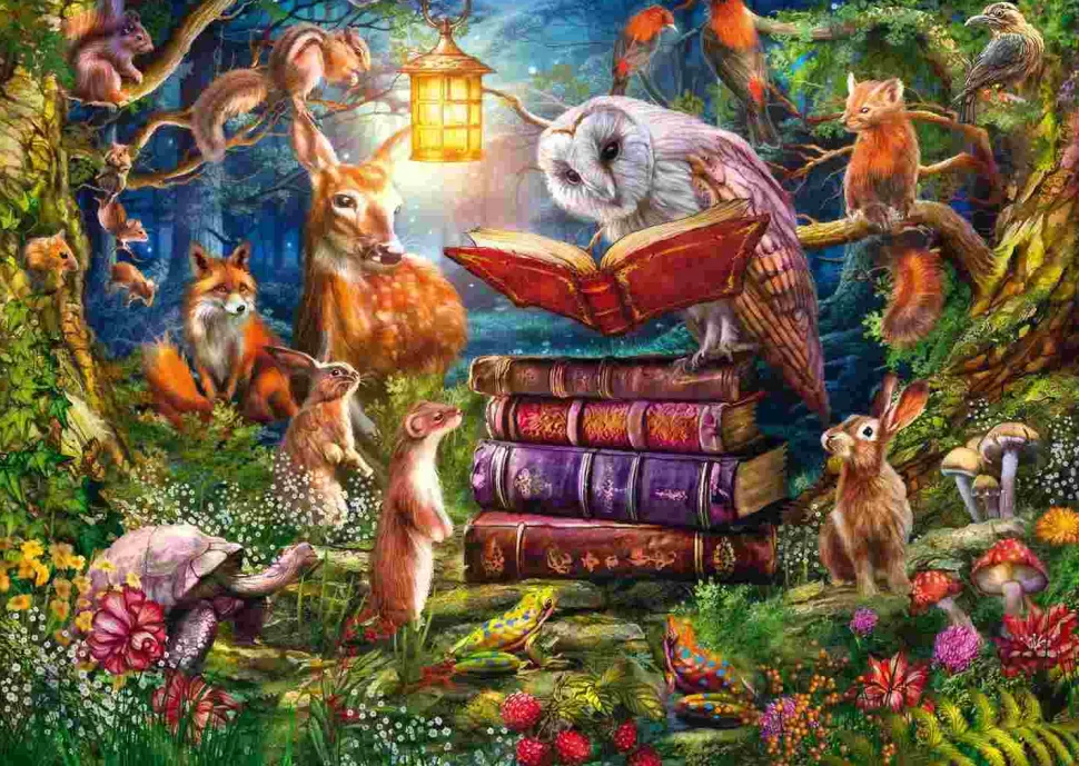 Puzzle Histórias da Floresta à Noite