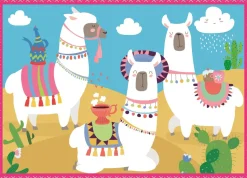 Puzzle 4in1 Merry Llamas