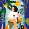 Puzzle Jardim Azul