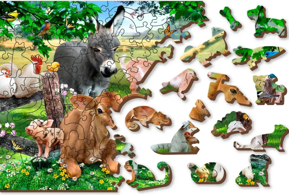 Puzzle Jardim de Infância da Fazenda