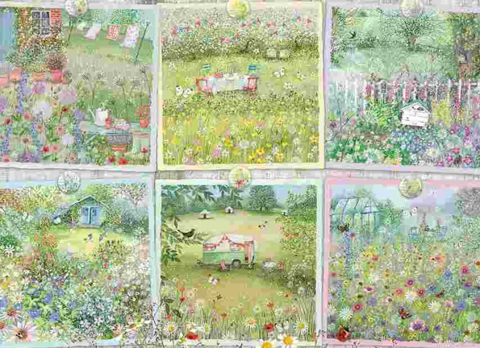 Puzzle Jardins da casa de campo