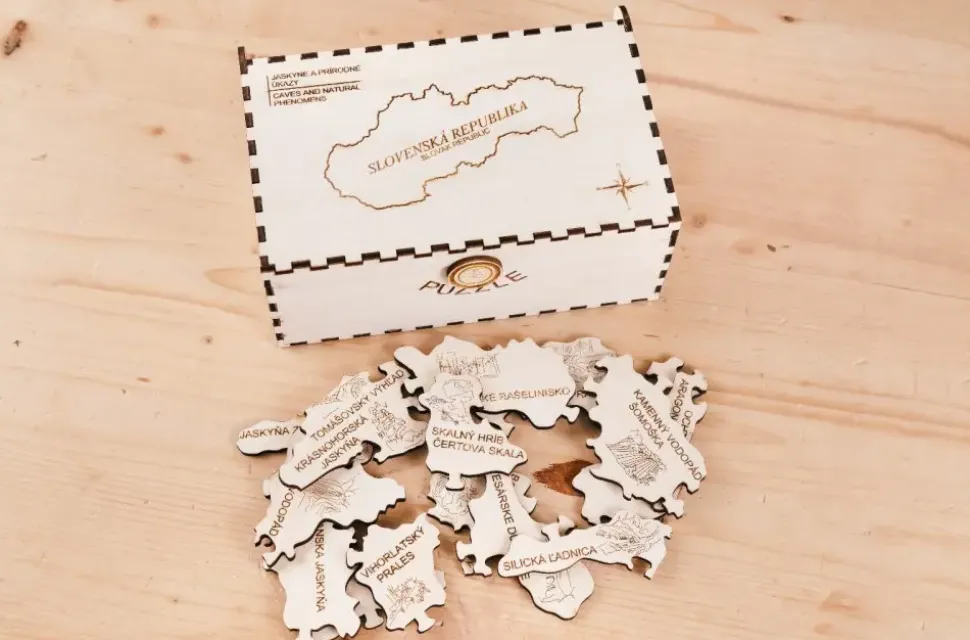 Puzzle Jaskyne primeiro. úkazy drevené quebra-cabeça em krabi膷ke