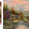 Puzzle Kinkade: Sierra Paradise - madeira