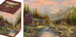 Puzzle Kinkade: Sierra Paradise - madeira