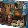 Puzzle Kittens by the Stove