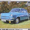 Puzzle 艩koda 1000 MB (1966) com motor de combustão interna