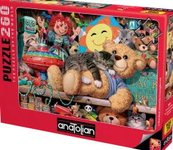 Puzzle Leia: Gatinho do Armário de Brinquedo
