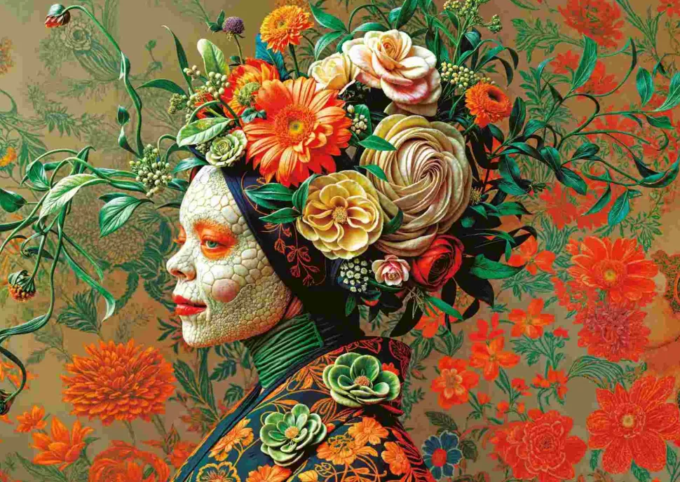 Puzzle Lizard Queen