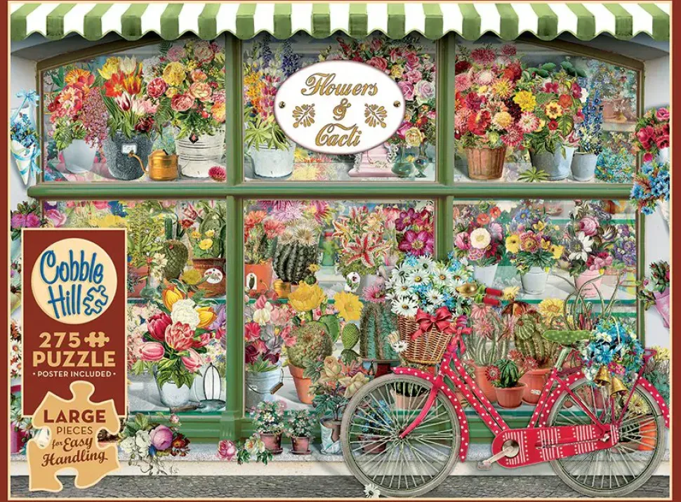 Puzzle Loja de Flores e Cactos