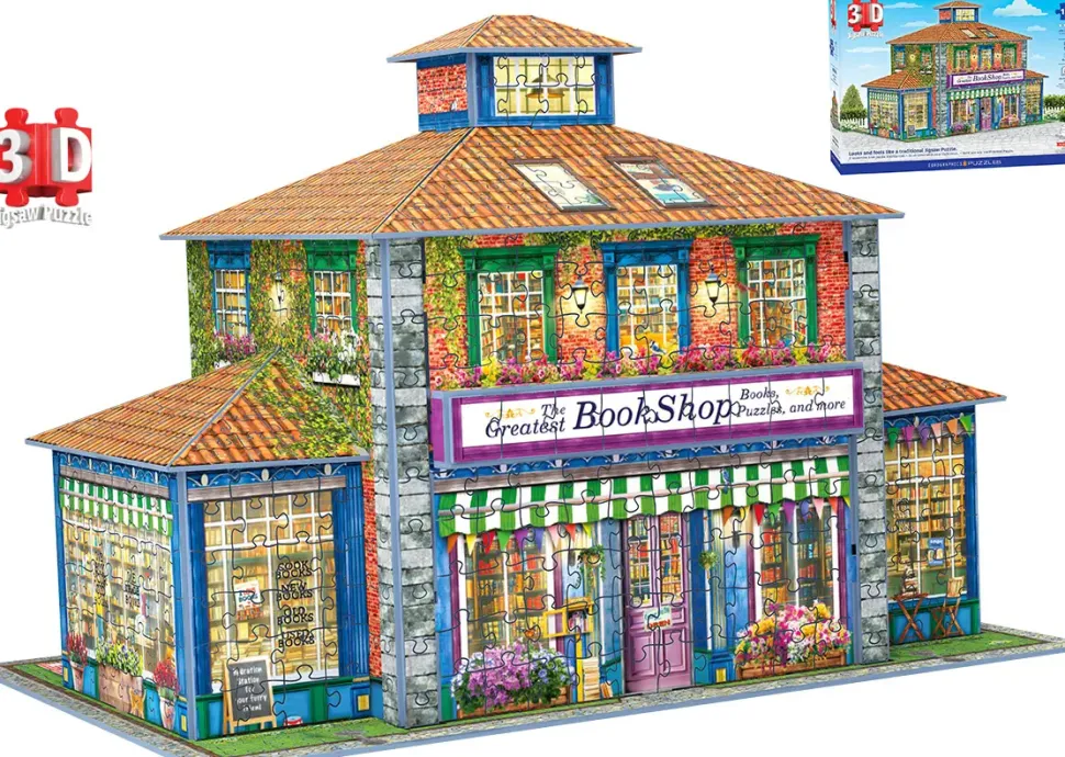 Puzzle Loja de livros (3D)