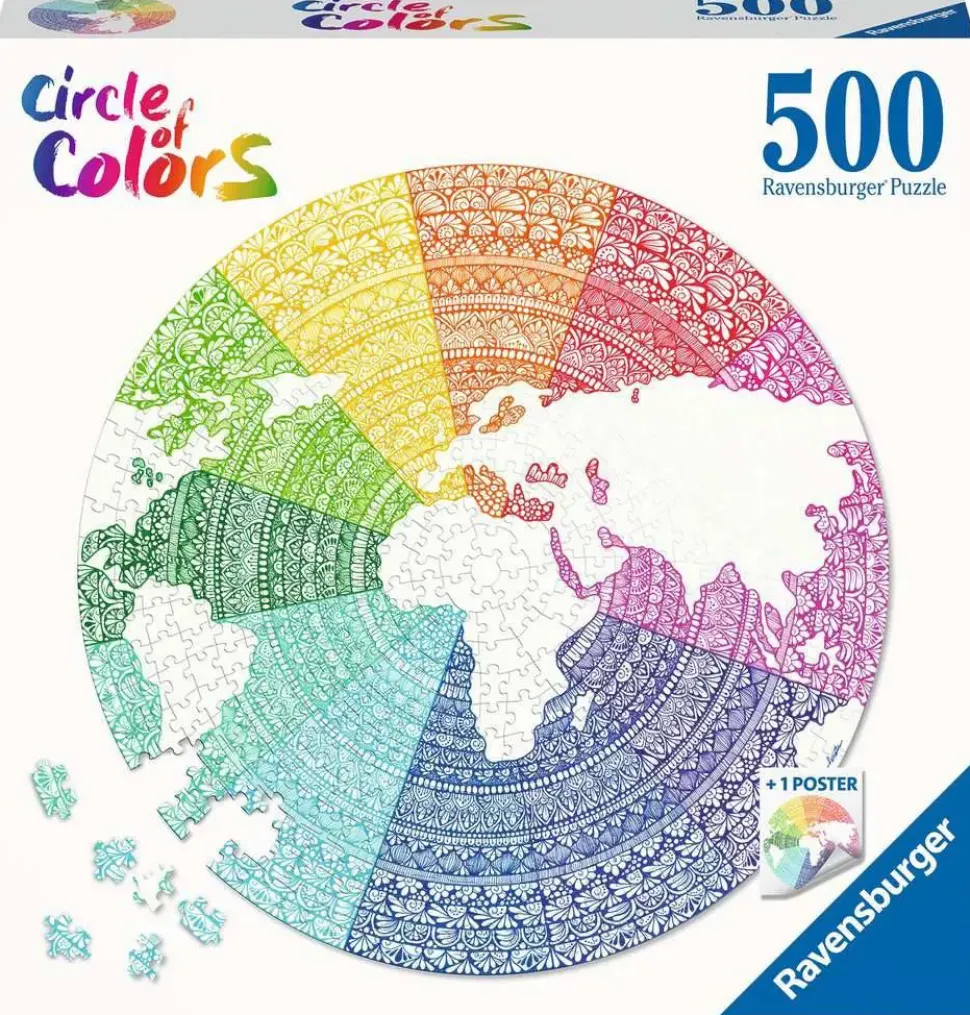 Puzzle Mandala rodada