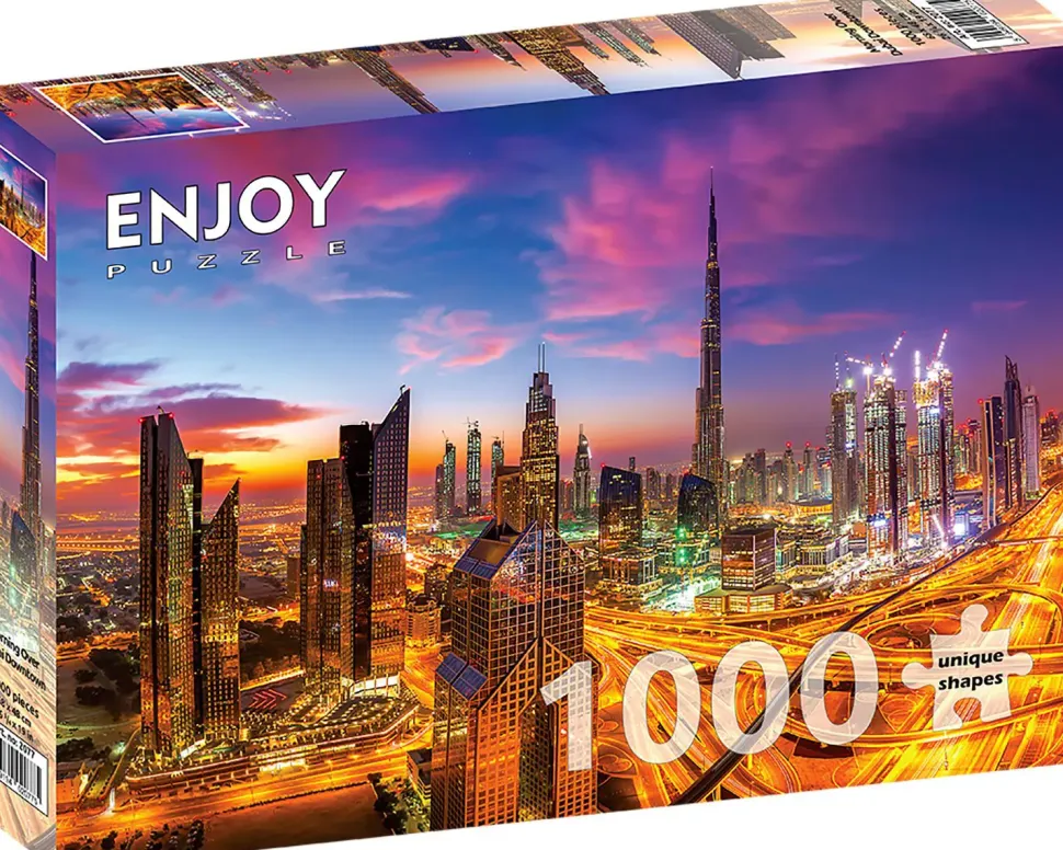 Puzzle Manhã no centro de Dubai