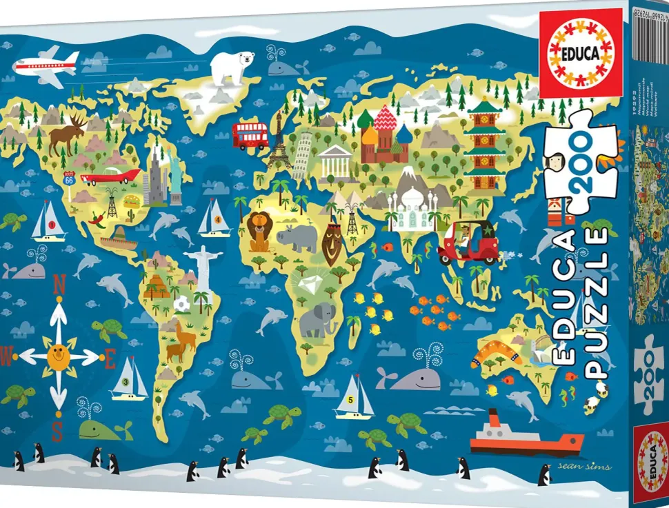 Puzzle Mapa mundi