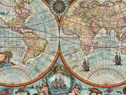 Puzzle Mapa Mundial das Grandes Descobertas